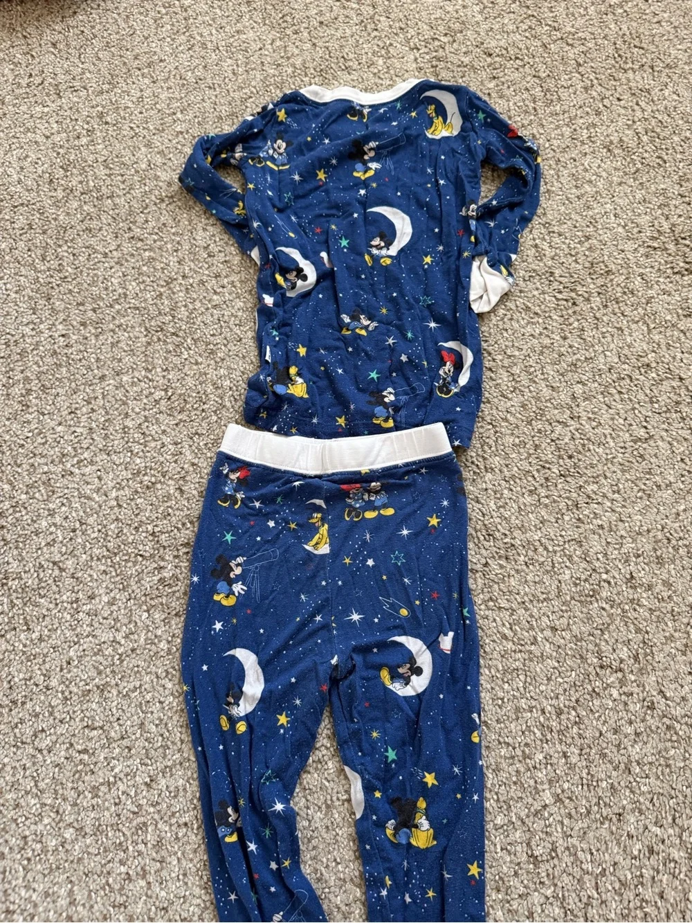 Little sleepies Disney Mickey Pajama Set